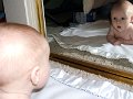 mirror baby close